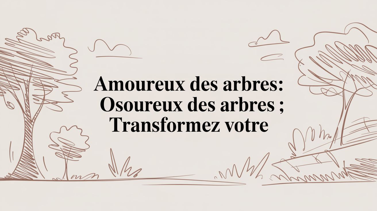 Amoureux des arbres: Amoureux des arbres : Transformez votre - Frutopy.fr