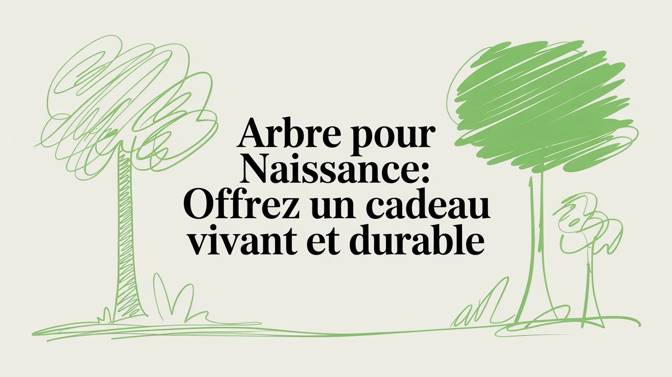 Arbre pour naissance : Le cadeau qui grandit avec votre enfant - Frutopy.fr