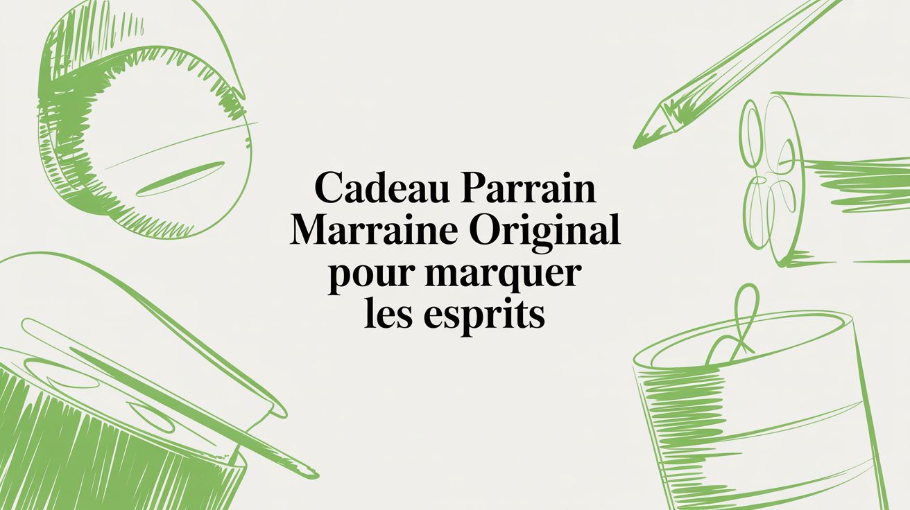 Cadeau parrain marraine original : Le guide pour un cadeau qui a du sens en 2026 - Frutopy.fr