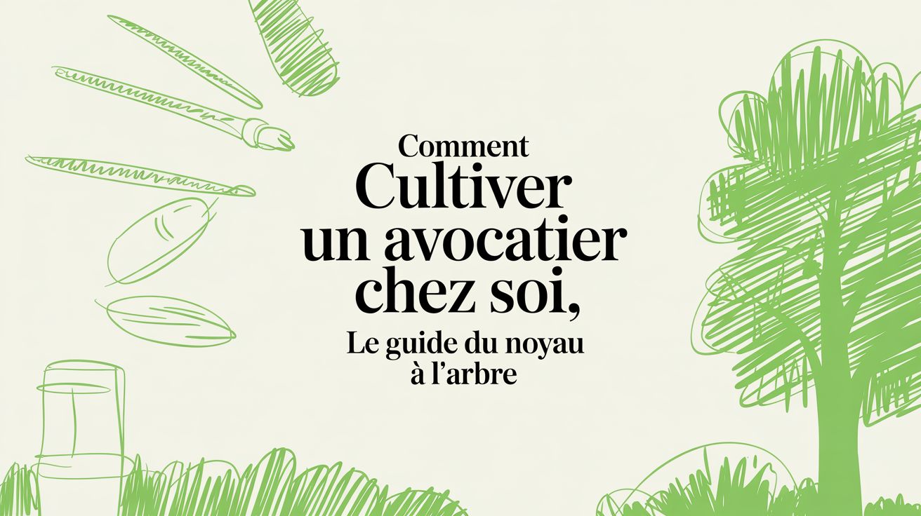 Comment cultiver un avocatier chez soi : Le guide cadeau 2026 du noyau à l'arbre - Frutopy.fr
