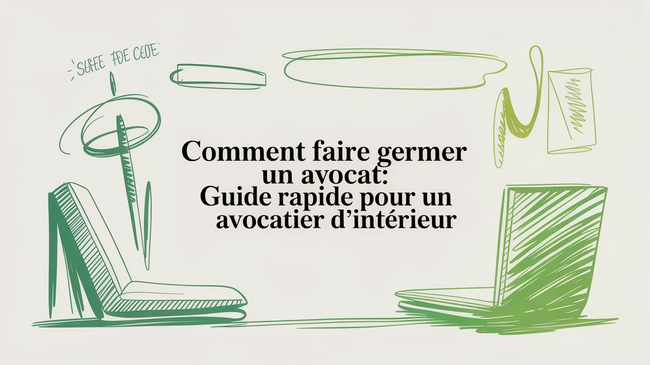 Comment faire germer un avocat: l'aventure végétale qui commence dans votre cuisine - Frutopy.fr