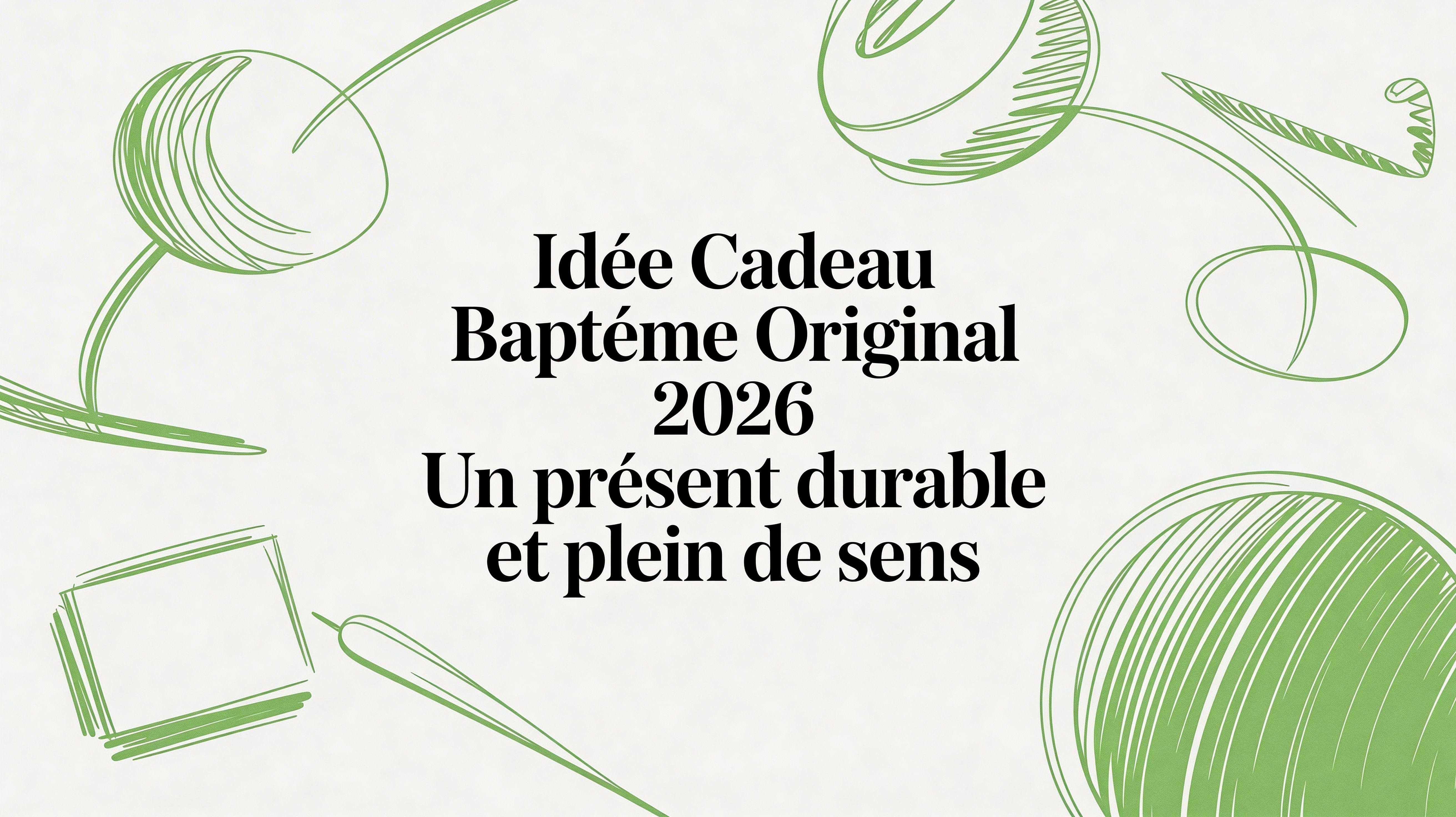 Idée cadeau baptême original 2026 : Le guide pour un présent qui a du sens - Frutopy.fr