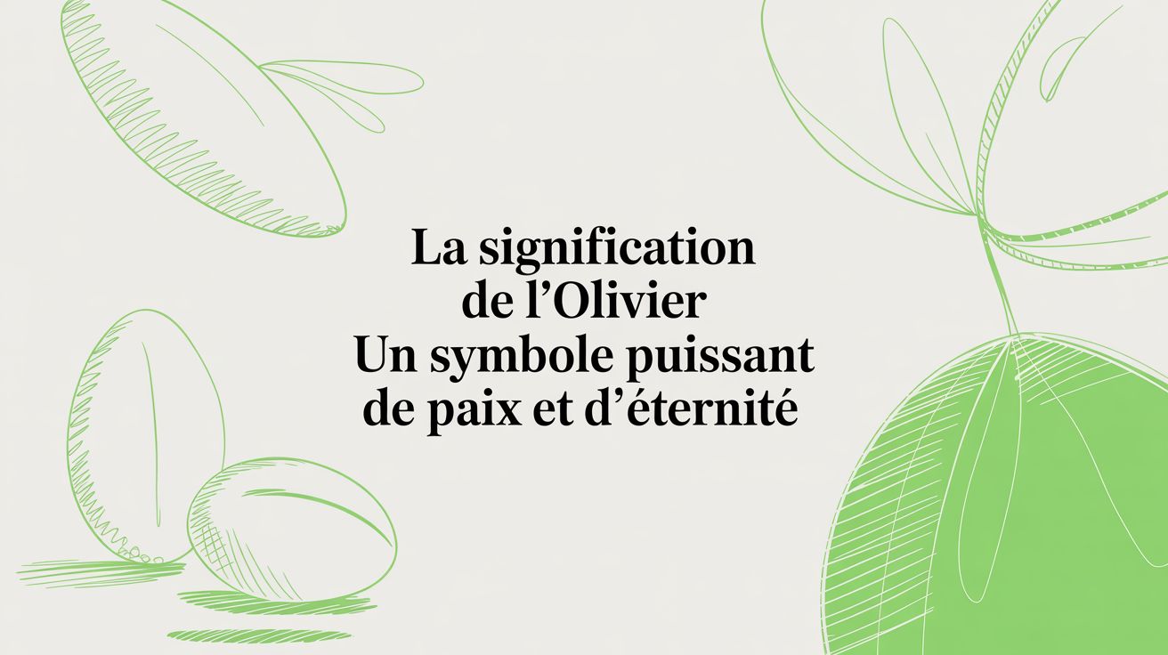 La signification de l'olivier : un symbole puissant de paix et d'éternité - Frutopy.fr