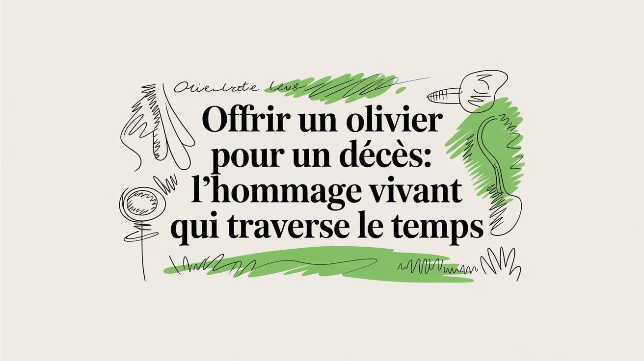 Offrir un olivier pour un décès : l'hommage vivant qui traverse le temps - Frutopy.fr