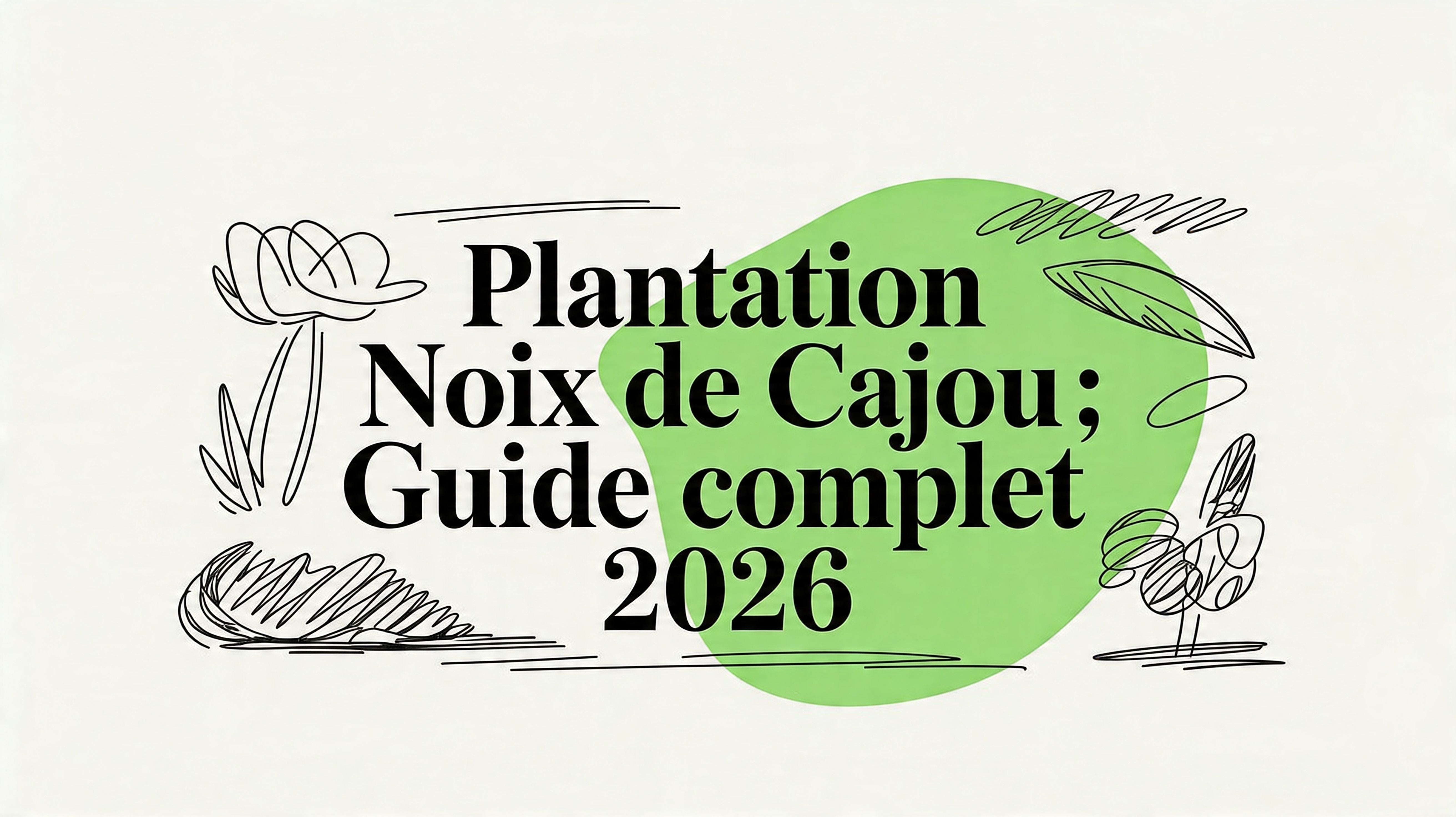 Plantation noix de cajou: Guide complet 2026 - Frutopy.fr