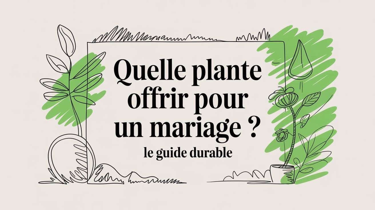 Quelle plante offrir pour un mariage ? Le guide durable - Frutopy.fr