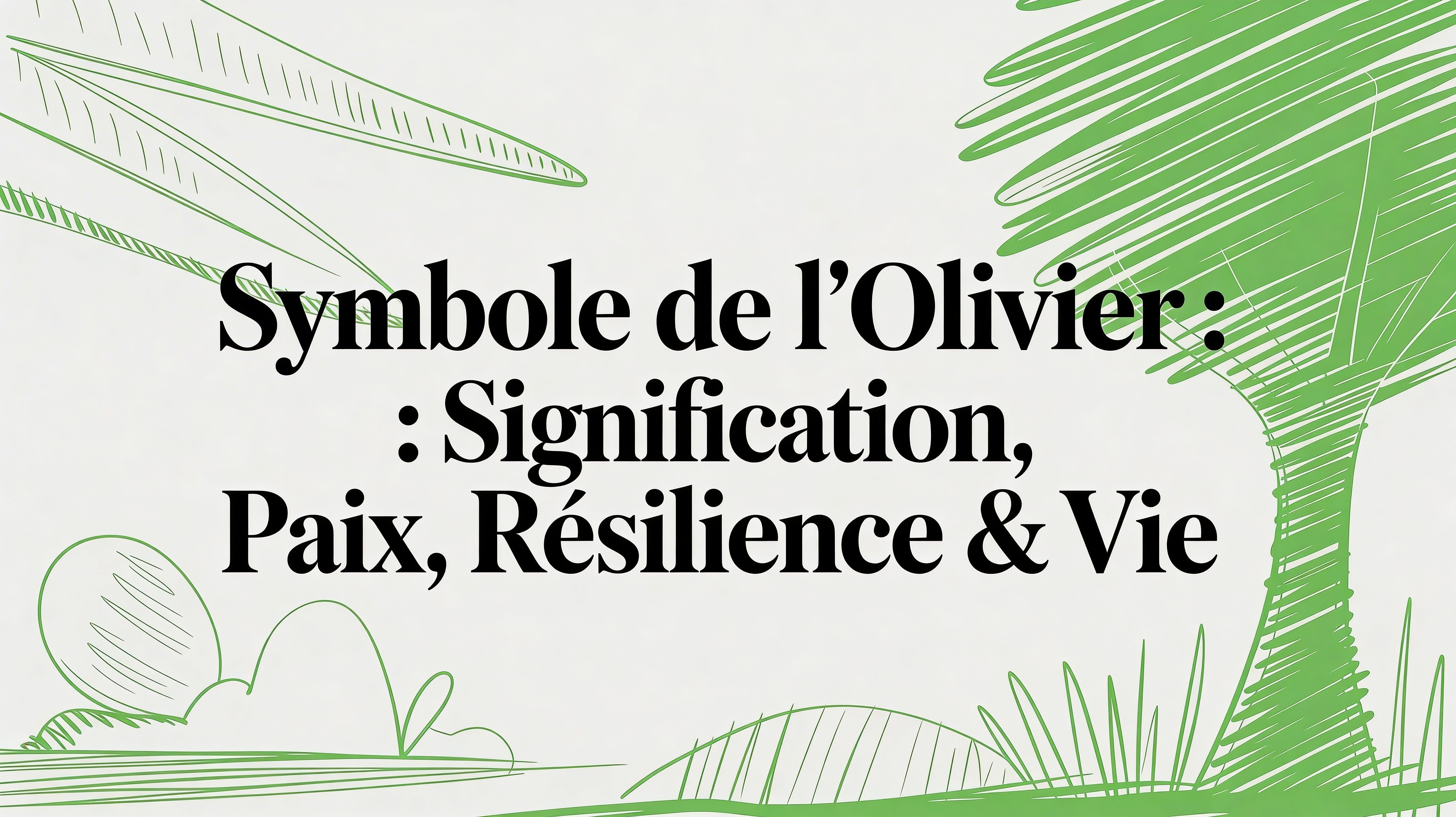 Symbole Olivier Arbre : Un Cadeau Porteur de Paix, d'Amour et de Vie - Frutopy.fr