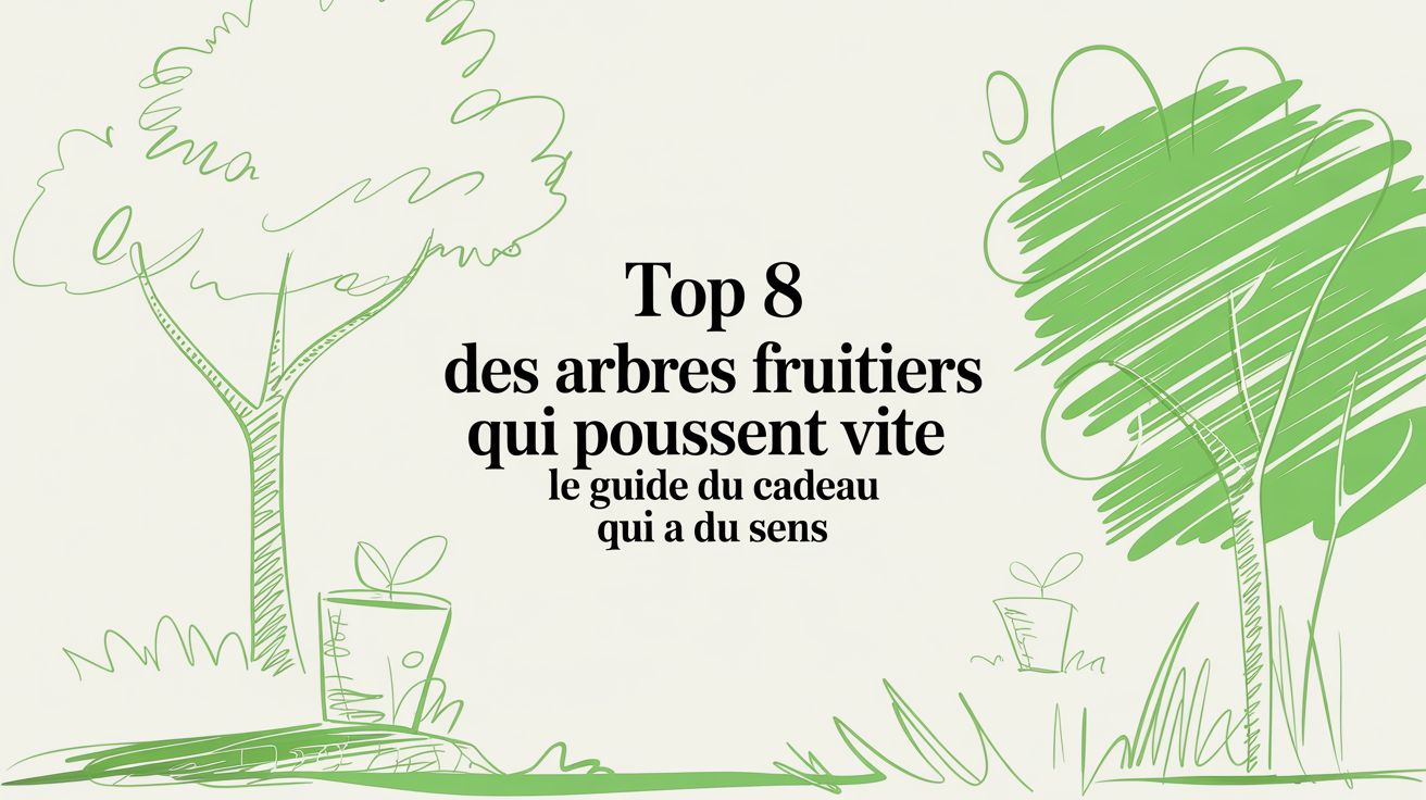 Top 8 des arbres fruitiers qui poussent vite : le guide du cadeau qui a du sens - Frutopy.fr