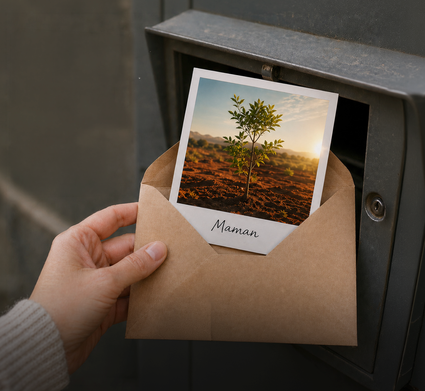Photo Polaroïd par courrier