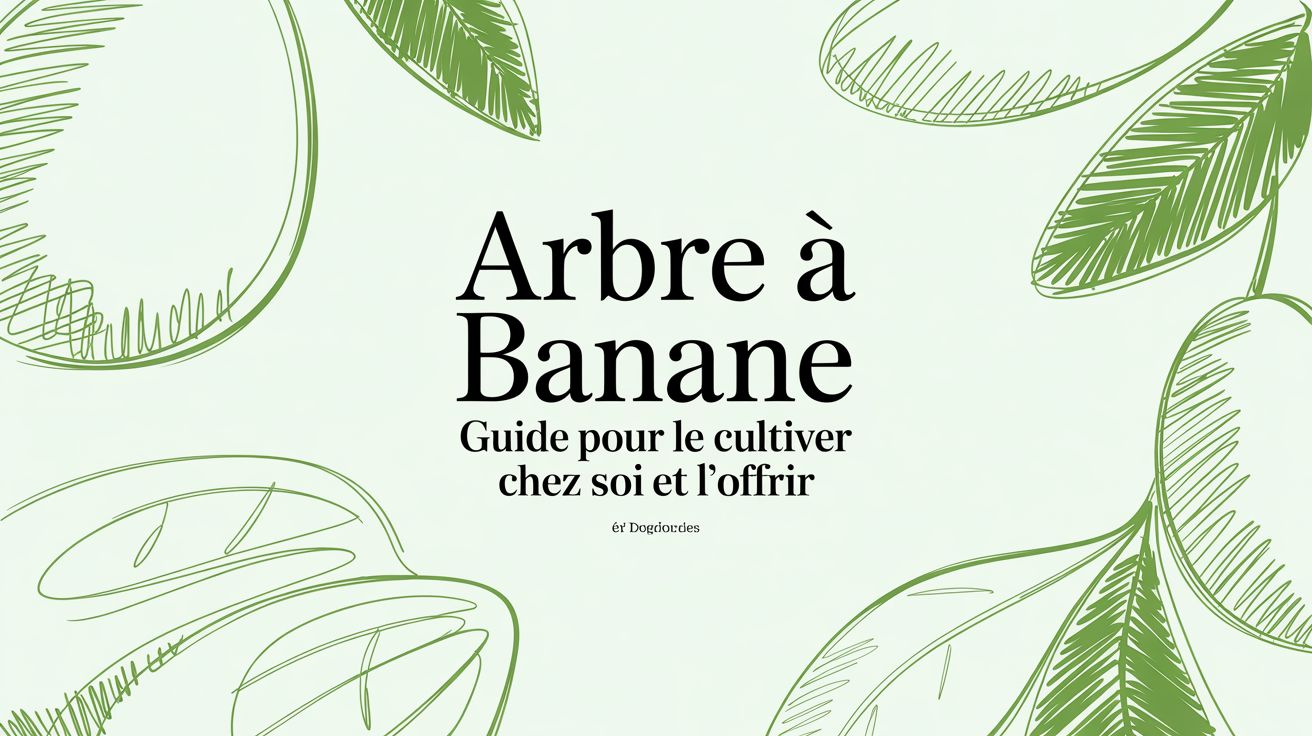 Arbre a banane: Guide pour le cultiver chez soi et l'offrir - Frutopy.fr