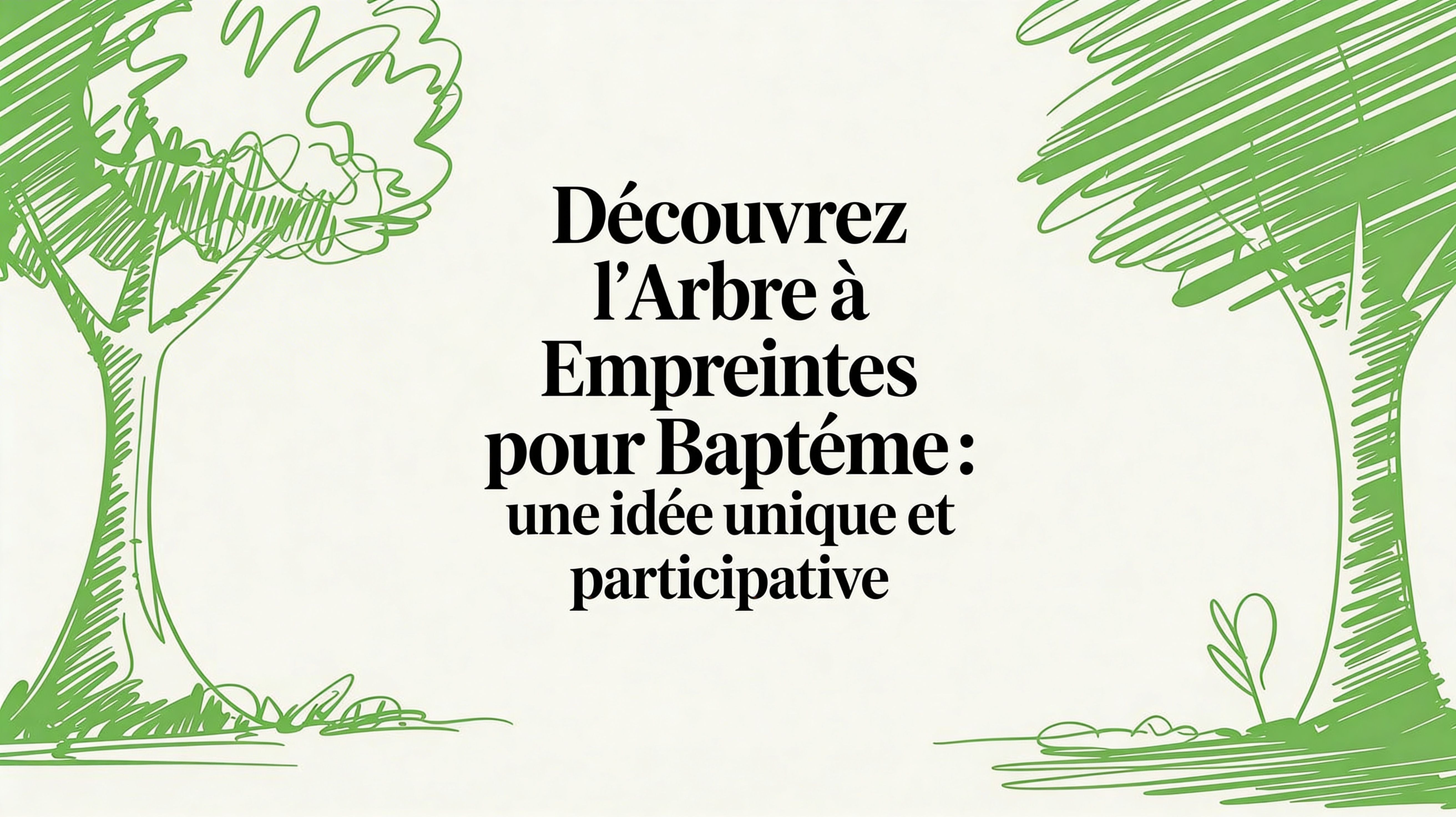 Arbre à empreintes pour baptême : Le guide pour un souvenir vivant et original - Frutopy.fr