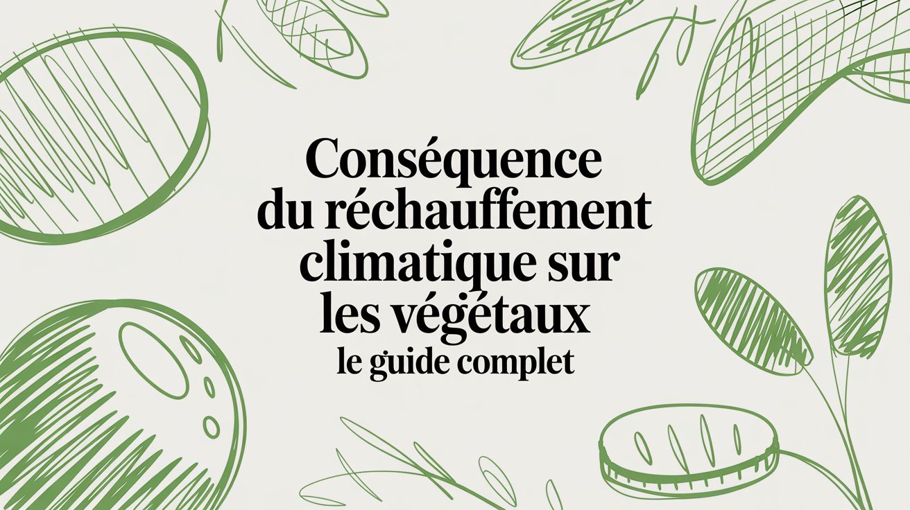 Conséquence du réchauffement climatique sur les végétaux : le guide pour tout comprendre - Frutopy.fr