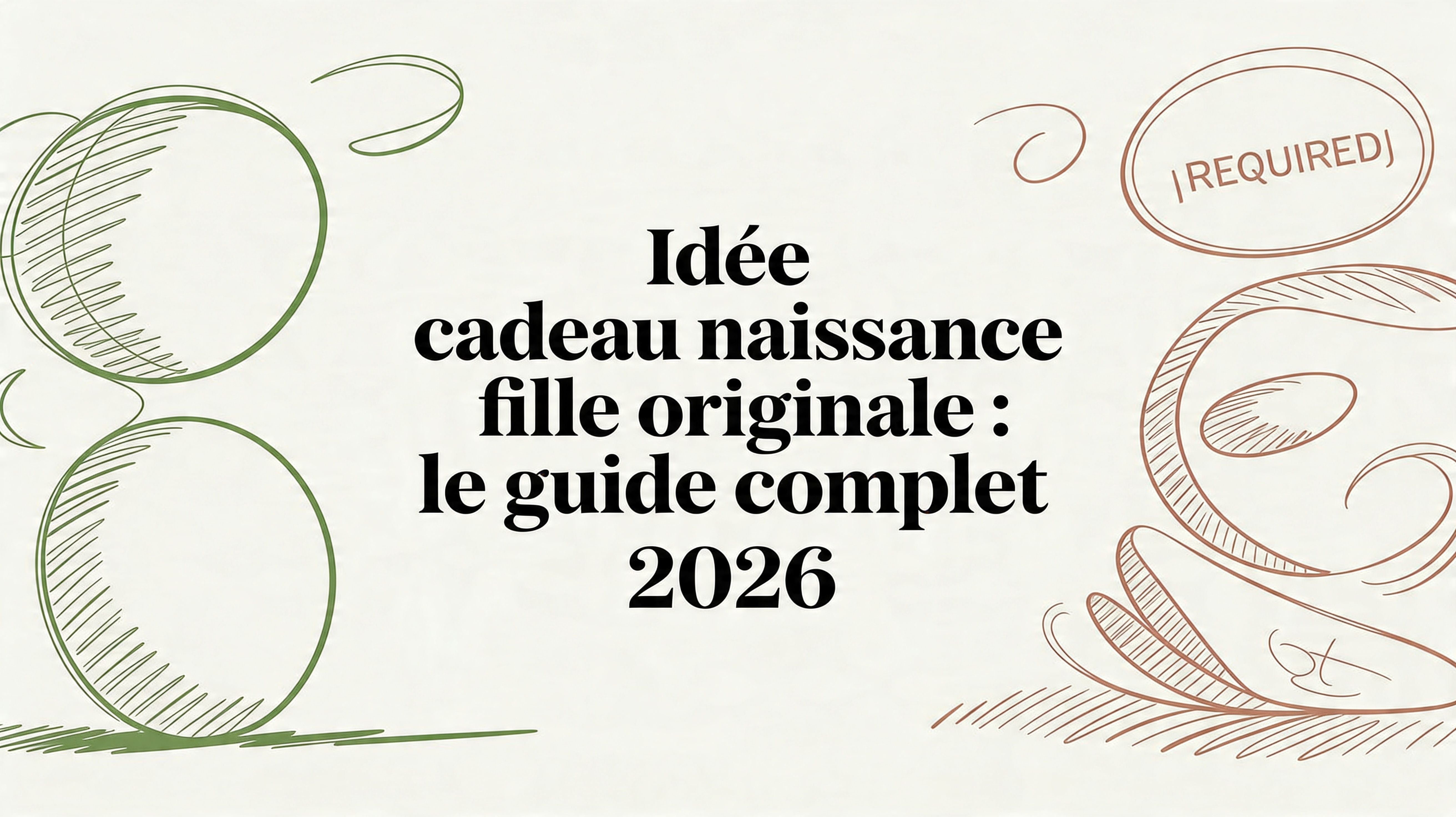 Idée cadeau naissance fille original : Le guide complet 2026 - Frutopy.fr