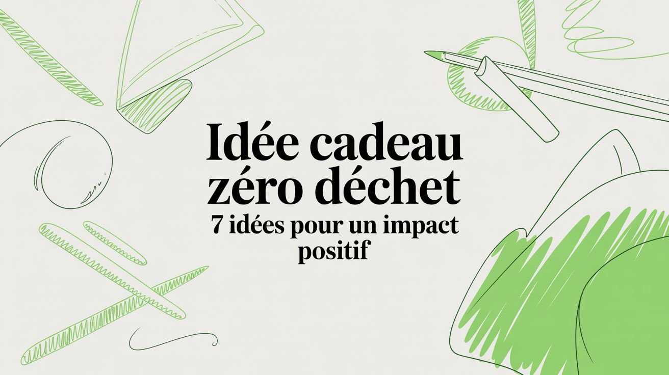 Idée cadeau zéro déchet : 7 idées pour un impact positif - Frutopy.fr