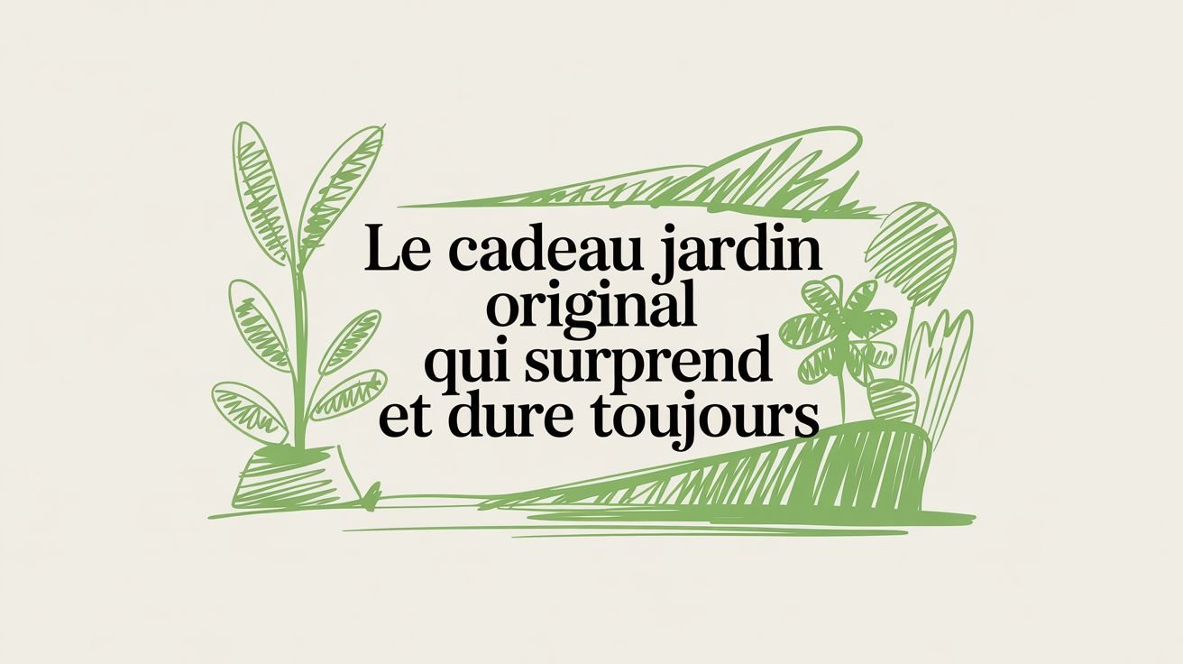 Le cadeau jardin original qui surprend et dure pour toujours - Frutopy.fr