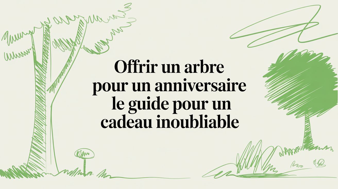 Offrir un arbre pour un anniversaire : le guide pour un cadeau inoubliable - Frutopy.fr