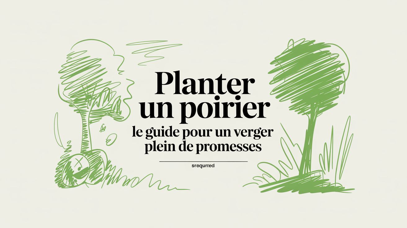 Planter un poirier : le guide pour un verger plein de promesses - Frutopy.fr
