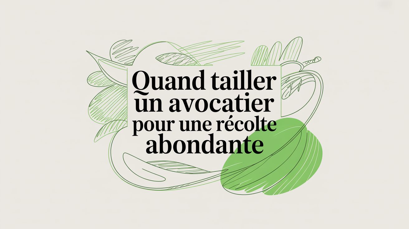 Quand tailler un avocatier pour une récolte abondante - Frutopy.fr