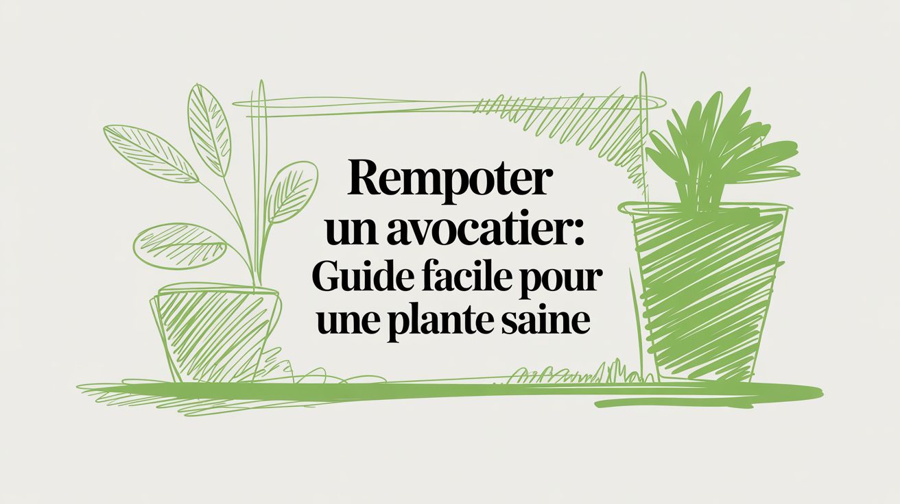 Rempoter un avocatier: guide facile pour une plante saine - Frutopy.fr
