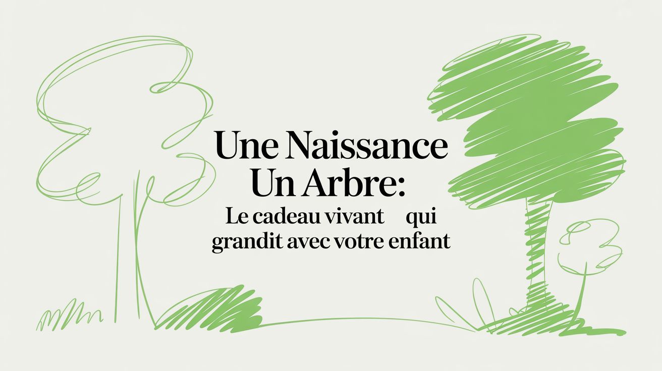 Une naissance un arbre : le cadeau vivant qui grandit avec votre enfant - Frutopy.fr