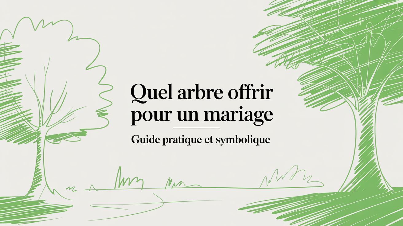 Quel arbre offrir pour un mariage : le guide du cadeau qui a du sens